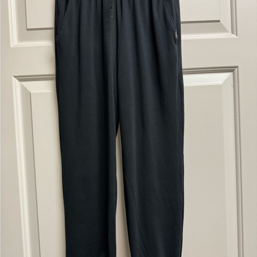 Abercrombie Kids Black Sweatpants Relaxed Fit Elastic Waist